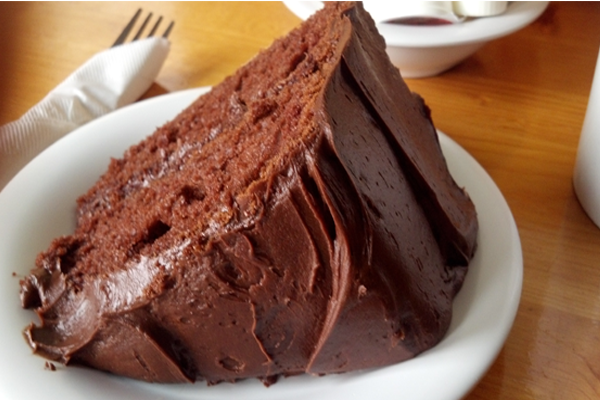 Satisfy your chocolate cravings with our homemade Chocolate Cake with Chocolate Icing