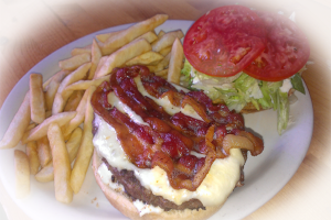 Swiss Bacon Burger