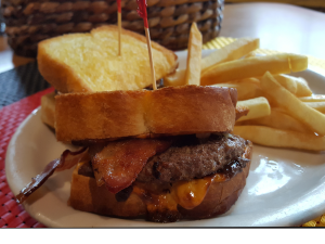 Grilled Cheese Bacon Burger
